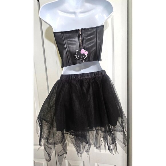 Hello Kitty and Friends Adult Costume Corset Tutu Headband Sexy Halloween M/L - Picture 4 of 5